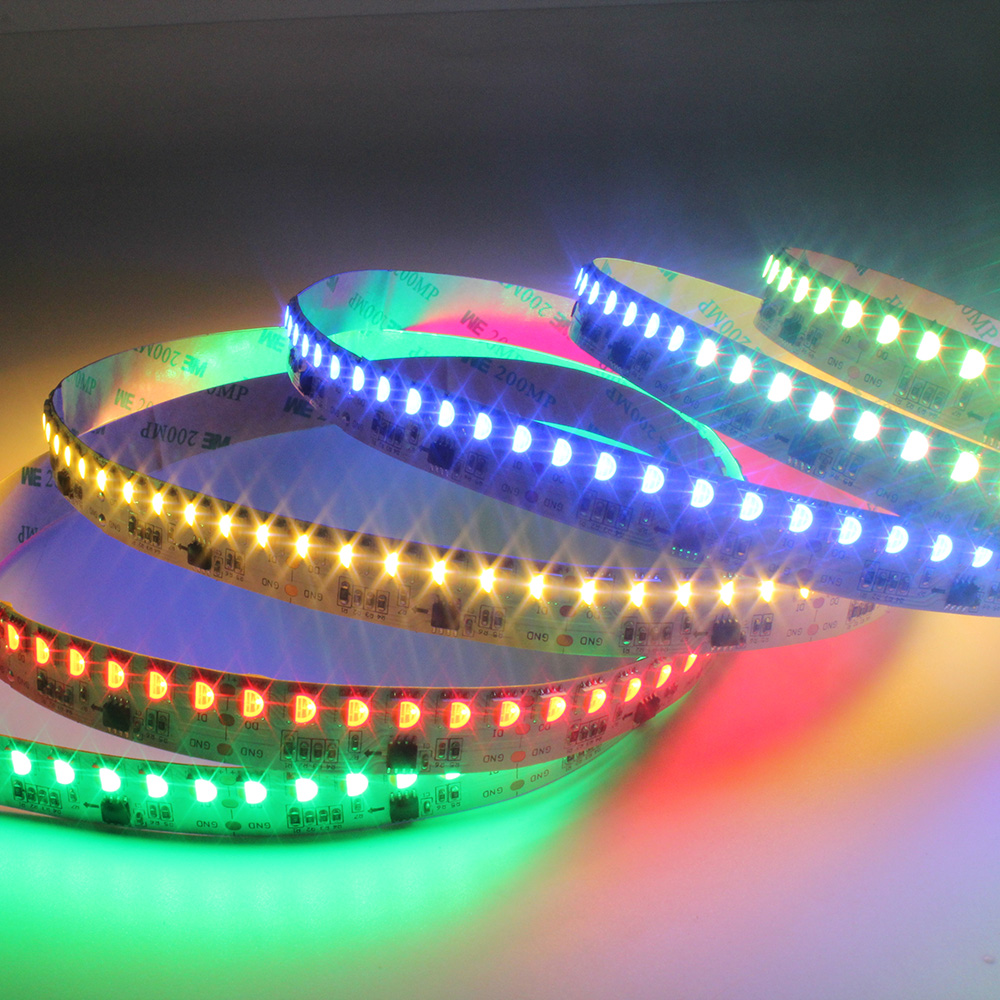 addressable WS2814 RGBW led strip light effects